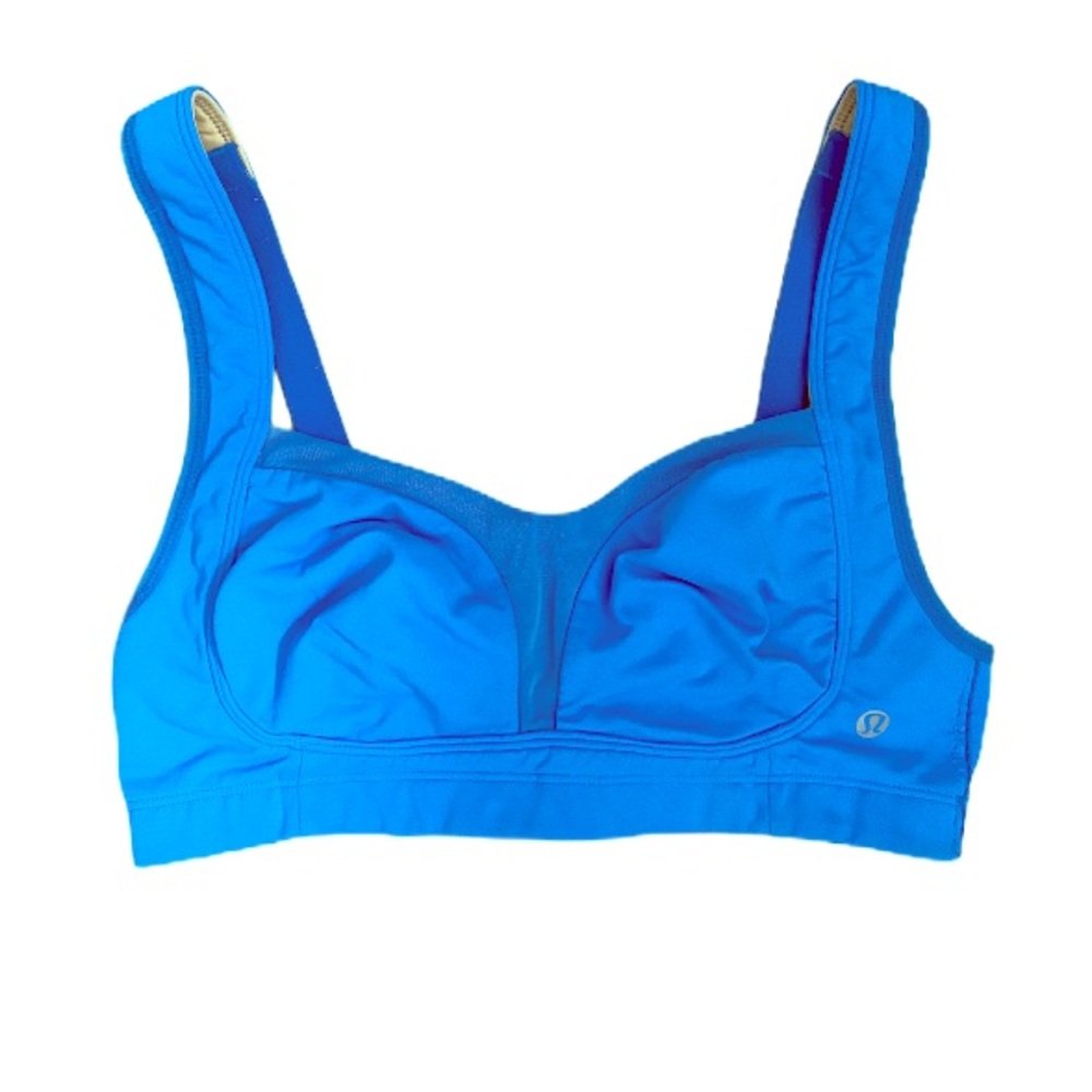 LULULEMON Ta Ta Tamer Porcelain Blue Sports Bra